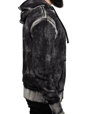 Wornstar | Худи мужское ESSENTIALS ZIP HOODIE W146 справа