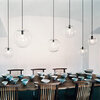 Светильник Glass Ball Ceiling Black D35