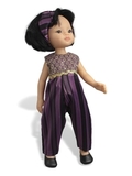Нарядный комбинезон и платье - На кукле. Одежда для кукол, пупсов и мягких игрушек.