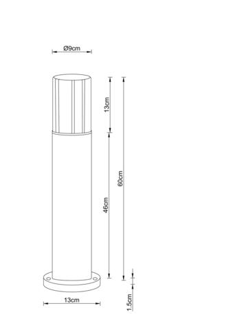 Ландшафтный светильник Arte Lamp SEGINUS A6515PA-1BK