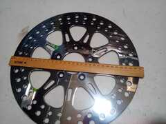 Диск тормозной передний для Harley Davidson SPORTSTER, DYNA, SOFTAIL, TOURING, TRIKE, V-ROD / полированный