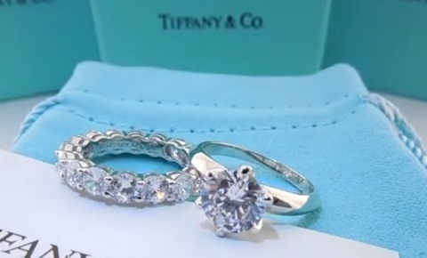 Кольцо Tiffany 2 в 1