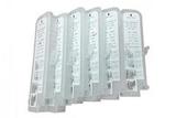 Комплект дозаправляемых картриджей для Canon iPF500, iPF510, iPF600, iPF605, iPF610, iPF700, iPF710, iPF720, iPF750. 6 штук - с чипами!