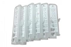 Комплект дозаправляемых картриджей для Canon iPF500, iPF510, iPF600, iPF605, iPF610, iPF700, iPF710, iPF720, iPF750. 6 штук - с чипами!
