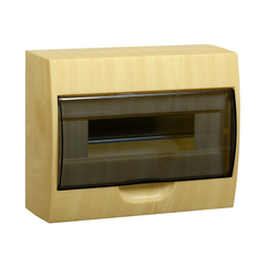 Щиток распределительный навесной IEK Krepta 3 ЩРН-П-12, 12 модулей, IP41, пластиковый, сосна