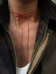 Плетенный шнурок RED