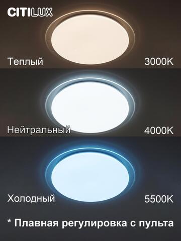 Потолочный светодиодный светильник Citilux Спутник CL734680G