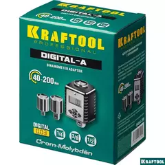 KRAFTOOL GRAND, 1/2?, 40 - 200 Н·м, динамометрический адаптер с переходниками (64044-200)