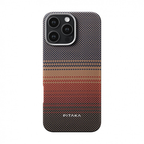 Чехол Pitaka Tactile Woven для iPhone 16 Pro, Закат | Sunset