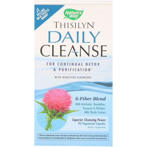Nature's Way, Thisilyn, Ежедневное очищение, 90 капсул