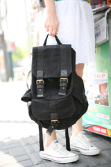 Винтажный рюкзак из ткани Virginland 51 Black