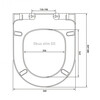 Berges 019603 сиденье для унитаза  Okus Slim SO duroplast , slim микролифт, быстросъём, металл