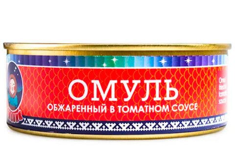 Омуль обжаренный в томатном соусе, 240г