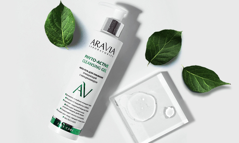 Aravia Laboratories Фито-гель для умывания очищающий с ниацинамидом  Phyto-Active Cleansing Gel 200мл