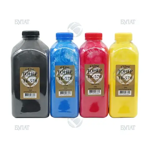 Тонер БУЛАТ TK-895, TK-8315 для Kyocera FS-C8020, FS-C8525, TASKalfa 2550ci (Жёлтый, банка 120 г) BAMTFS8020040