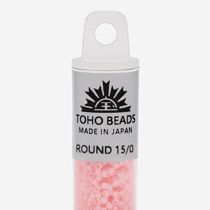 Японский бисер TOHO Round 15/0 (№145F), жемчужный матовый