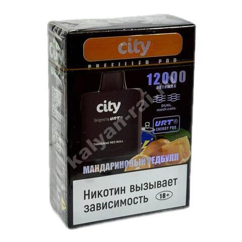 Картридж City Energy Pro URT - Мандариновый Ред Булл 12000 затяжек