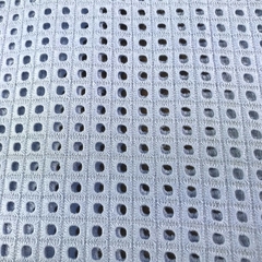 Ткань шитье голубое 3246