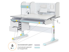 Растущая парта Mealux Hamilton Multicolor BD-680 + надстройка (1200×660 мм)