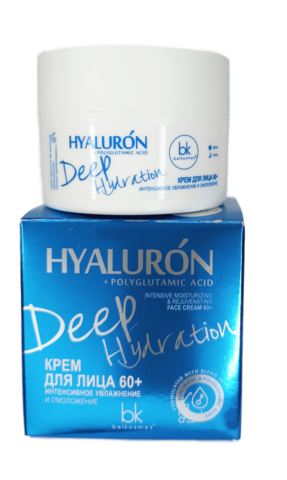 BelKosmex Hialuron Deep Hydration Крем для лица 60+ Интенсивное увлажнение и омоложение48г