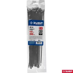 ЗУБР КС-Н, 4.6 x 300 мм, 50 шт, кабельные стяжки нержавеющие, Профессионал (30971-46-300)