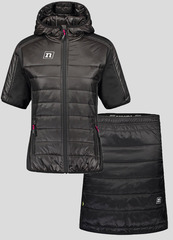 Элитный лыжный комплект жилет + юбка женский Noname Ski Vest-Skirt Black