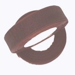 Лента органза, ш. 2,5 см, коричневый
