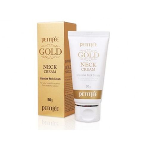 [PETITFEE] Крем д/шеи антивозрастной GOLD INTENSIVE NECK CREAM, 50 гр