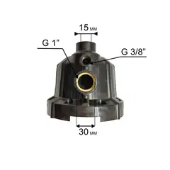 Корпус насоса водяного QUATTRO ELEMENTI G801 в сборе (645-266-1-5)
