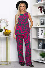 Костюм Стильный акцент (малиново-зеленый) К13906-25М LT Collection