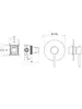 Aquatek AQ1366BGM AQ1366BGM ЕВРОПА смеситель для душа 1 режим (внешняя и скрытая часть), оружейная сталь (шлиф. черный хром)