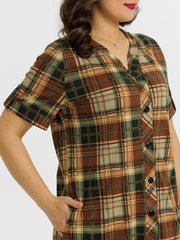 4630 Туника на пуговицах