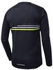 Рубашка беговая Noname Running LS Shirt 18 UX black-yellow