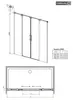 Radaway 380240-01 Espera DWD 140 комплект створок двери хром