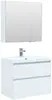 Aquanet 242524 Тумба с раковиной Гласс 80 цв.белый (242524)