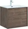 Aquanet 298572 Тумба с раковиной Lino 60 (Flat) Дуб Веллингтон (298572)
