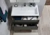 Aquanet 242608 Тумба с раковиной Алвита 100 цв.серый антрацит (242608)