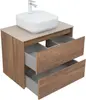 Aquanet 287880 Компл.2 - Тумба Nova Lite 75 2 ящ. цв. дуб шоколадный (287880)