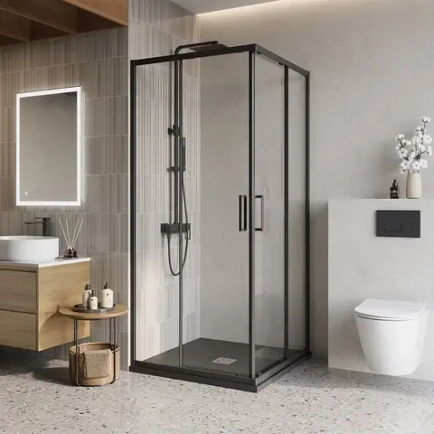 BelBagno LUCE-A-2-90-C-NERO LUCE-A-2-90-C-NERO Душевой уголок