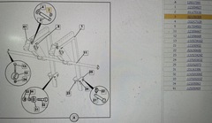 Стопор втулка ковшевого пальца + болт и гайка | 123/06668 + 1315/3417 + 1370/0303D | Аналог