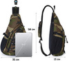 Картинка рюкзак однолямочный Nevo Rhino 9070 9070_Camo Army Green - 6