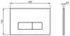 Ideal Standard T3868V1/121A6 Промо-набор 3 в 1 (Унитаз T0079V1 и сиденье T3527V1 TESI, инсталляция R020467 PROSYS, панель смыва R0121A6 OLEAS)