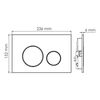 WasserKRAFT Glan 66TLT.010.ME.BL.RG02 Система инсталляции для унитазов