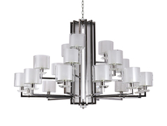 Подвесная люстра Newport ALEXANDRA 4412+6+3/C black glossy, М0068531