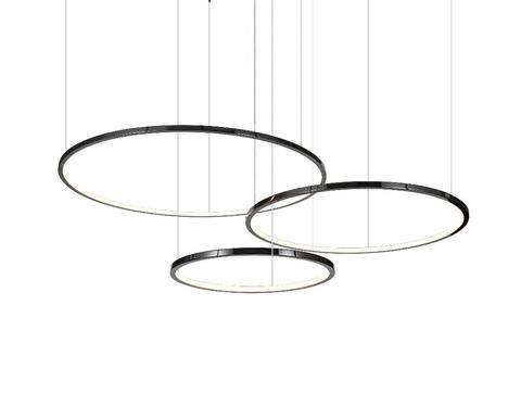 Подвесная светодиодная люстра Newport LOREN 15103/S black glossy, М0068827