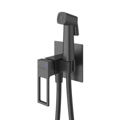 BelBagno LUC-HGN-NERO LUCE Гигенический душ со смесителем, черный LUC-HGN-NERO