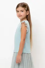 фуфайка  для девочки  К 302637/зимнее небо