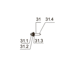 Запчасть №31.2 для PAG311BWT. Пружинно-инерционный механизм