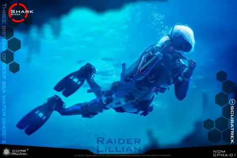 Фигурка Дайвер-Рейдер Лилиан масштаб 1/6 Three Sisters of Deep Sea Water Ghosts Coreplay