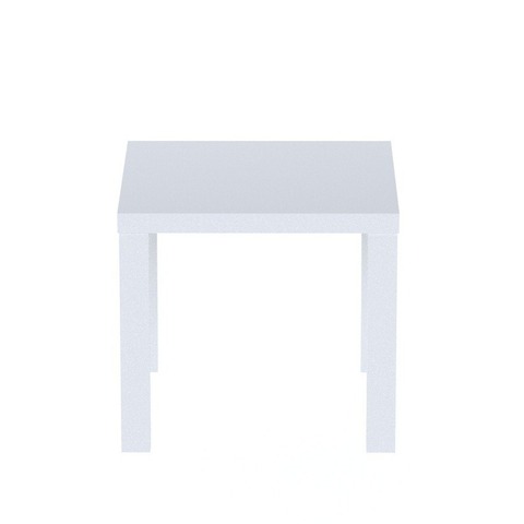 Журнальный столик ЭНКЕЛЬ 50, 50*50*45 см, белый